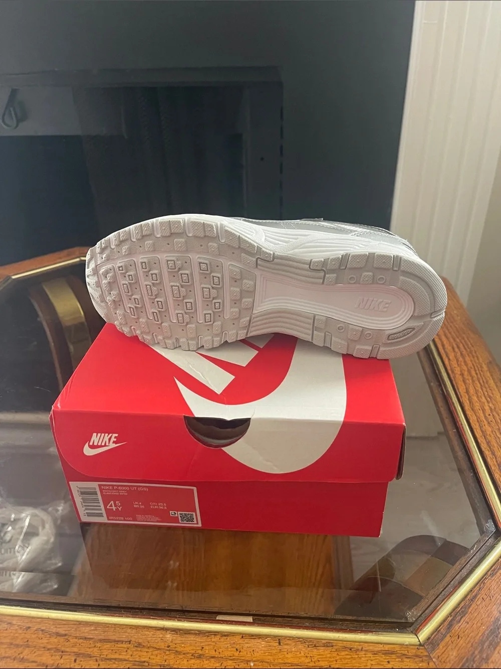 Nike Silver White Athletic Sneakers